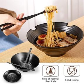 img 2 attached to Japanese Melamine Chopsticks Saucers Noodles