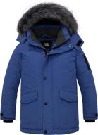 zshow hooded winter quilted windproof boys' clothing ~ jackets & coats logo