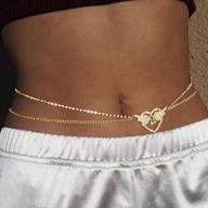 dresbe rhinestones layered jewelry accessories women's jewelry and body jewelry logo