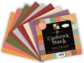 img 3 attached to 📦 DCWV Cardstock Stack, Match Makers Neutrals: 58 Sheets, 12 x 12 inches