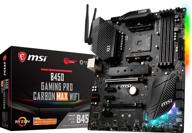 msi b450 gaming pro carbon max wifi: ultimate performance gaming motherboard with amd ryzen support, m.2, usb 3.2, hdmi, and wi-fi логотип