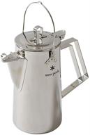 🔥 stainless steel upright kettle for men - snow peak brand logo