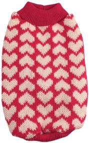 img 1 attached to 🐶 Candies Closet Valentine's Dog Knit Sweater - Assorted Designs for Pullover Style