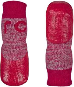 img 3 attached to 🧦 RC Pet Products Sport PAWks Dog Socks: Ultimate Indoor/Outdoor Paw Protection for Large Dogs in Stylish Red Heather