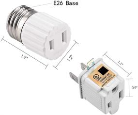 img 3 attached to Grounding Adapter Convert Polarized Install，White