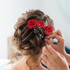 img 1 attached to Elegant Bridesmaids Wedding Hairpin Accessories