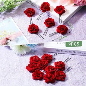 img 3 attached to Elegant Bridesmaids Wedding Hairpin Accessories