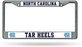 img 1 attached to Рамка для номерного знака Rico Industries NCAA North Carolina Tar Heels - стандартный хром, 6 х 12,25 дюймов