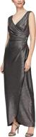 💃 stunning sleeveless aubergine dress by alex evenings: women's clothing logo