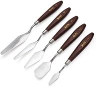 🎨 lightwish 5-piece stainless steel painting knives set: ideal accessories for oil, acrylic, and canvas painting logo