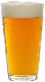 img 1 attached to 🍺 Set of 6 Classic Premium 16oz Pint Glasses - Highball Cocktail Mixing Glass for Cold Beverages, Soda, Water - Ideal for Bar, Restaurant, Pub Use