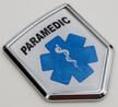 paramedic paramedics car chrome sticker logo