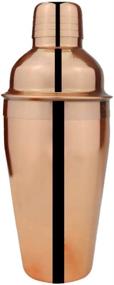 img 1 attached to 🍸 TNCO Rose Gold Cocktail Shaker Set: Stylish Bartender Tools - Shaker, Strainer, Jigger, Mixer Spoon (Rose Gold, 26OZ(750ml))