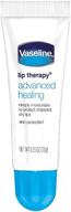 💧 vaseline advanced healing lip therapy balm tube, 0.35 oz logo