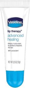 img 4 attached to 💧 Vaseline Advanced Healing Lip Therapy Balm Tube, 0.35 oz