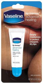 img 3 attached to 💧 Vaseline Advanced Healing Lip Therapy Balm Tube, 0.35 oz