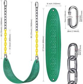 img 3 attached to SELEWARE Carabiners Playground Accessories Replacement Sports & Fitness