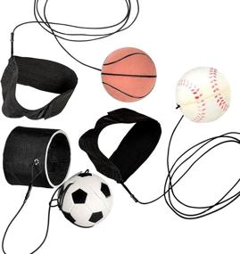 img 4 attached to 🏀 ArtCreativity Set of 2 Sports Wrist Balls