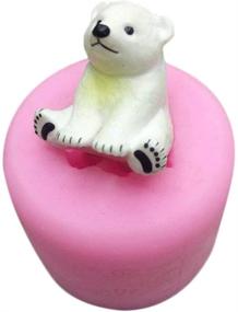 img 2 attached to Versatile Mini 3D Polar Bear Silicone Mold: 🐻 Enhance Your DIY Crafts with Fondant, Clay, Soap, and Chocolate!