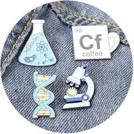 💊 set of 2 chill pill pin girls' brooches for women - medical jewelry enamel brooch set for nurses, doctors, graduates, medical students, women chemists logo