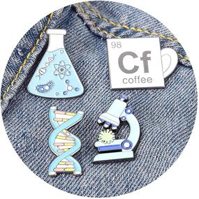 img 4 attached to 💊 Set of 2 Chill Pill Pin Girls' Brooches for Women - Medical Jewelry Enamel Brooch Set for Nurses, Doctors, Graduates, Medical Students, Women Chemists