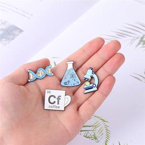 img 1 attached to 💊 Set of 2 Chill Pill Pin Girls' Brooches for Women - Medical Jewelry Enamel Brooch Set for Nurses, Doctors, Graduates, Medical Students, Women Chemists
