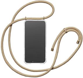 img 3 attached to KNOK case Crossbody Phone Necklace: Stylish & Secure Mobile Cover with Cord Strap for iPhone 6/6s in Gold