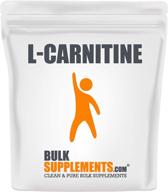 💪 l-carnitine powder by bulksupplements.com - weight loss supplement for men & women - 100g (3.5 oz) logo
