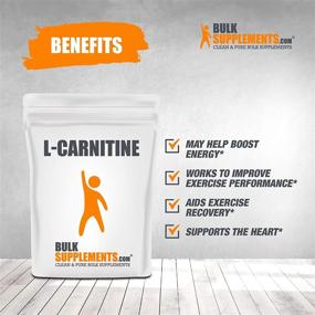 img 2 attached to 💪 L-Carnitine Powder by BulkSupplements.com - Weight Loss Supplement for Men & Women - 100g (3.5 oz)