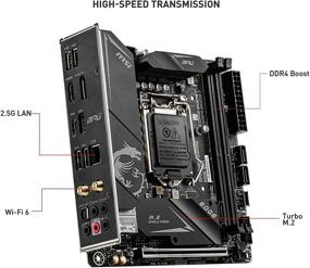 img 1 attached to MSI Gaming Motherboard Mini ITX Renewed Computer Components