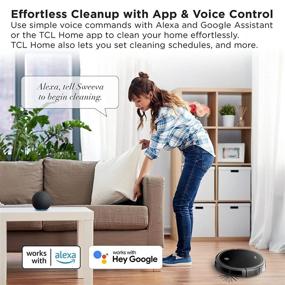 img 2 attached to TCL Medium Pile Boundary Included 🧹 Self Charging: Efficient Robotic Vacuum Cleaner for Carpets