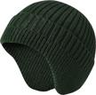 poximi knitted earflap winter wool cap slouchy outdoor recreation and outdoor clothing logo