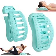 🌿 inmy back stretcher and massager for lower back pain relief, lumbar support device, spine deck for herniated discs, scoliosis and back muscle pain relief - mint green logo