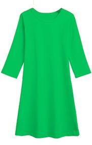 img 2 attached to 👚 Cute and Comfy VWMYQ Cotton T-Shirt Bathing Coverup for Girls' Clothing