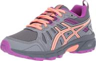 👟 asics gel venture metropolis girls' running shoes logo