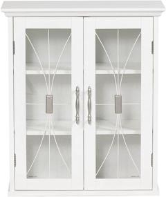 img 2 attached to Enhance Your Bathroom Storage with the Teamson Home Delaney Detachable Bathroom Cabinet in White