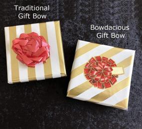 img 1 attached to Bowdacious Gift Bows Christmas Self Adhesive Gift Wrapping Supplies