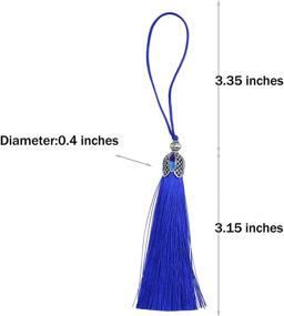 img 3 attached to Tassels Fashion Elegant Cloisonne Accessories