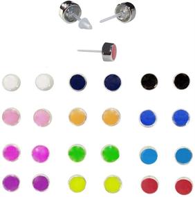 img 4 attached to 👂 DesignedDazzle Surgical Medical Earrings: Hypoallergenic Jewelry for Girls - Stylish & Safe!