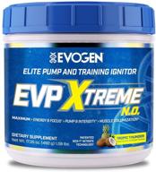 улучшите свои тренировки с evogen nutrition evp xtreme no: аргинин нитрат, бета-аланин, цитруллин предтренировочный комплекс для оптимального уровня оксида азота и интенсивного налива мышц - 40 порций, вкус тропической грозы. логотип