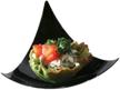 plastic triangle shooting appetizer cocktail food service equipment & supplies logo