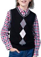 👕 benito benita v neck sweater: stylish boys' uniform clothing logo