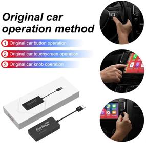 img 2 attached to 🚗 Upgrade Your Factory CarPlay with the 2021Carlinkit 2.0 Wireless Dongle Adapter for Porsche, Mercedes, Volvo, Volkswagen, Honda Civic 2016-2021: U2W Wireless CarPlay, Online Access, iOS 13-15 Compatible