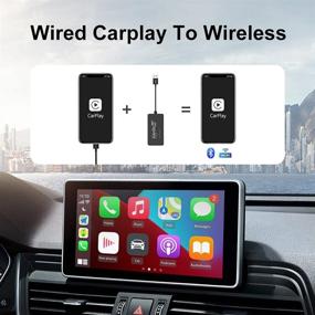 img 3 attached to 🚗 Upgrade Your Factory CarPlay with the 2021Carlinkit 2.0 Wireless Dongle Adapter for Porsche, Mercedes, Volvo, Volkswagen, Honda Civic 2016-2021: U2W Wireless CarPlay, Online Access, iOS 13-15 Compatible