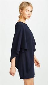 img 1 attached to Halston Heritage Womens Sleeve Asymmetrical