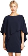 halston heritage womens sleeve asymmetrical logo