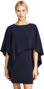 img 4 attached to Halston Heritage Womens Sleeve Asymmetrical