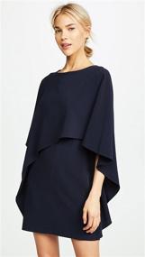 img 3 attached to Halston Heritage Womens Sleeve Asymmetrical