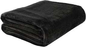 img 4 attached to LotFancy Blanket Flannel Microfiber Lightweight