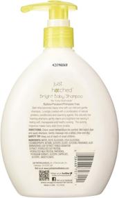 img 3 attached to 🐣 Just Hatched Bright Baby Shampoo: Hypoallergenic, Loveable Yummy Fragrance, Gentle for Newborns, Gluten Free, 13.5 fl oz